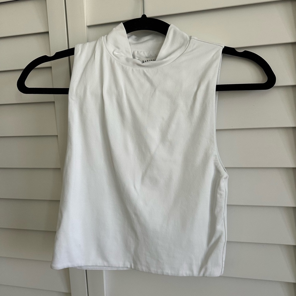 Babaton White Tank Top